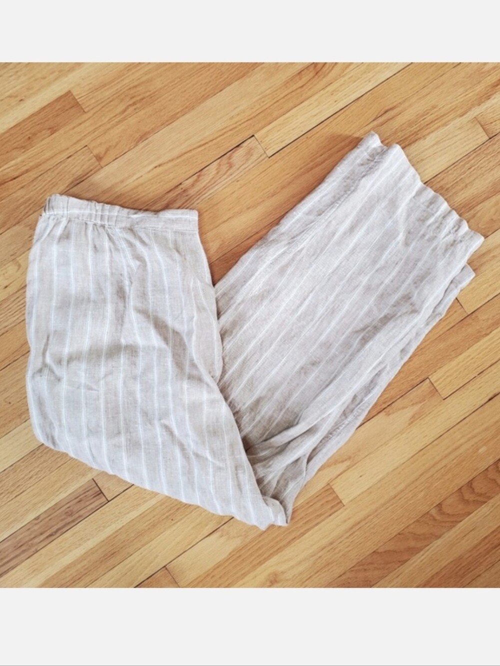 100% Linen Ankle Pants : Chicos